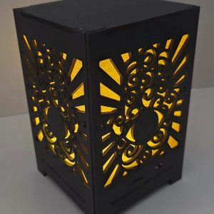 Lanterne maya noir