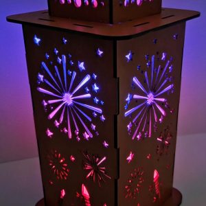 Lanterne feux d'artifice