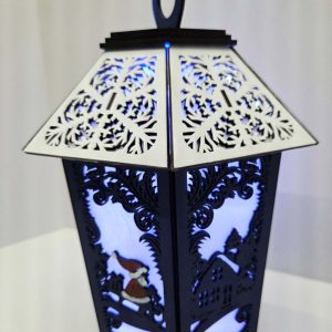 Lanterne de Noël 6 côtés