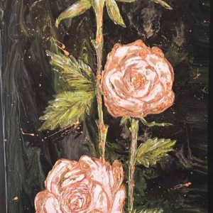 Toile trio de rose