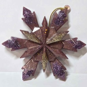 Lueur d'hiver en époxy
